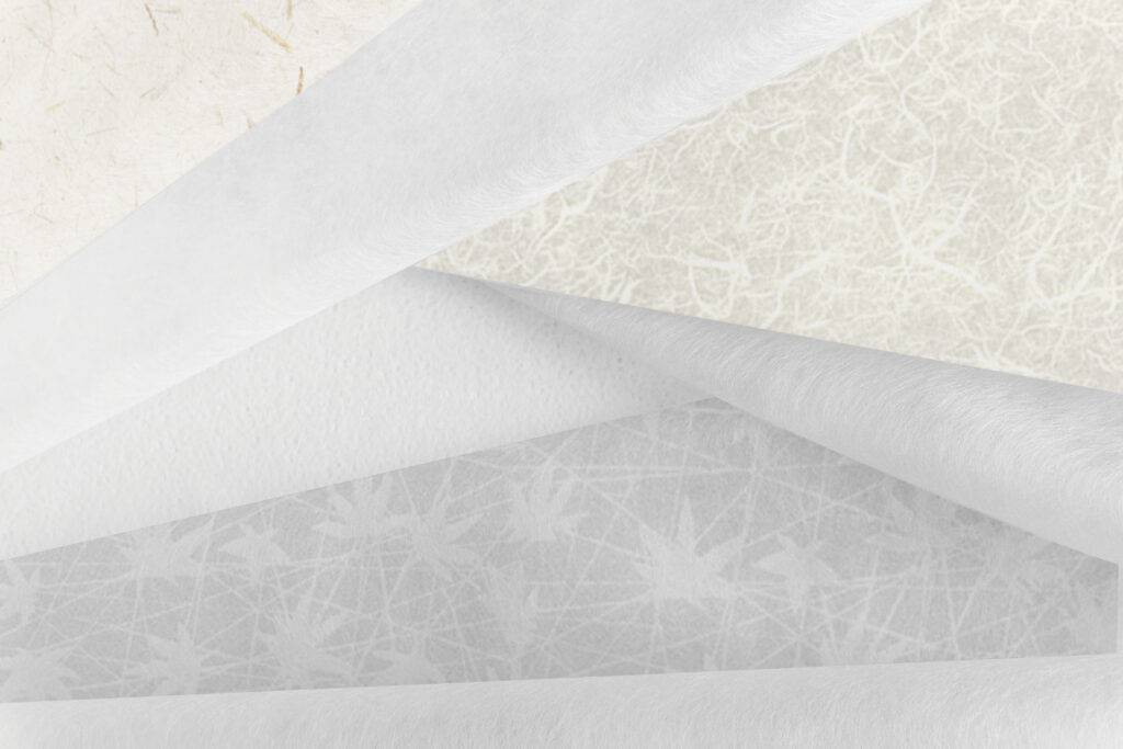 helin 和紙張りガラスベース helin 和紙張りガラスベース 花瓶 - 北欧とインテリア雑貨の