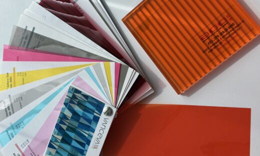 オレンジのヴァンシーバガラス