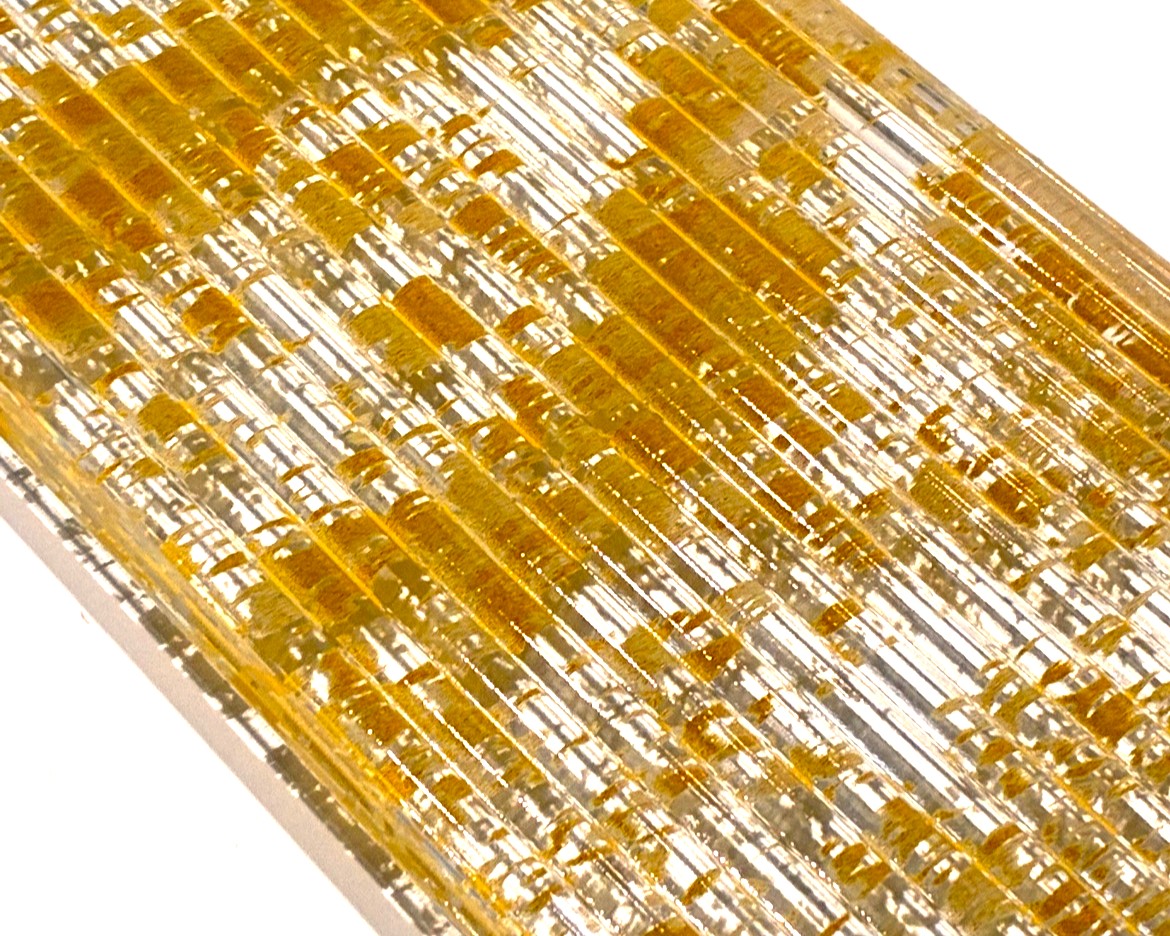 プリントしたリブガラス